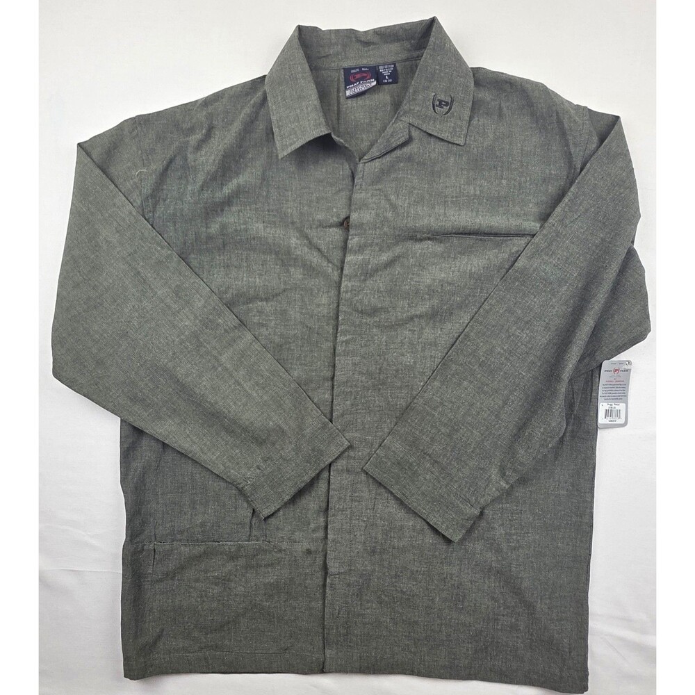 Phat Farm Men's Long Sleeve Sleep Shirt, NWT, Grey, X-Large.